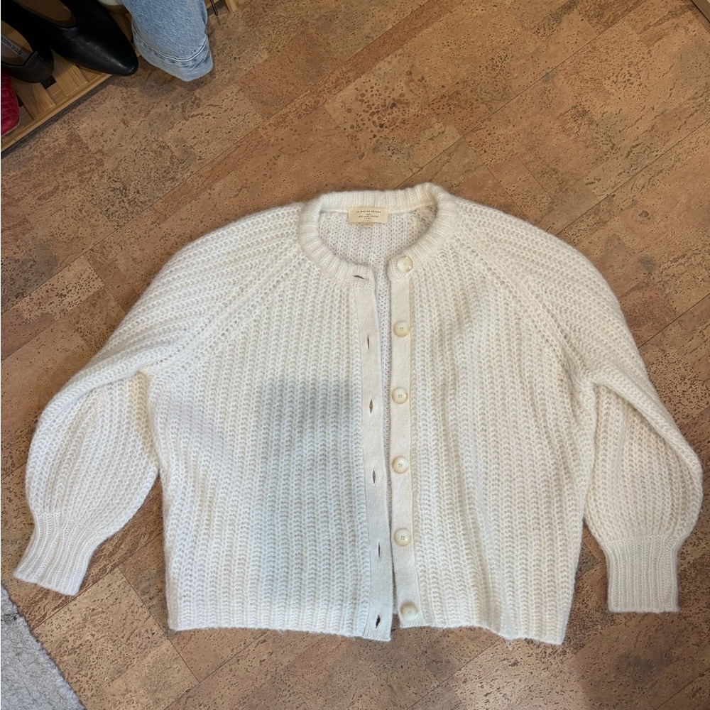 Sezane Emile Cardigan S Ecru - Picture 2 of 13